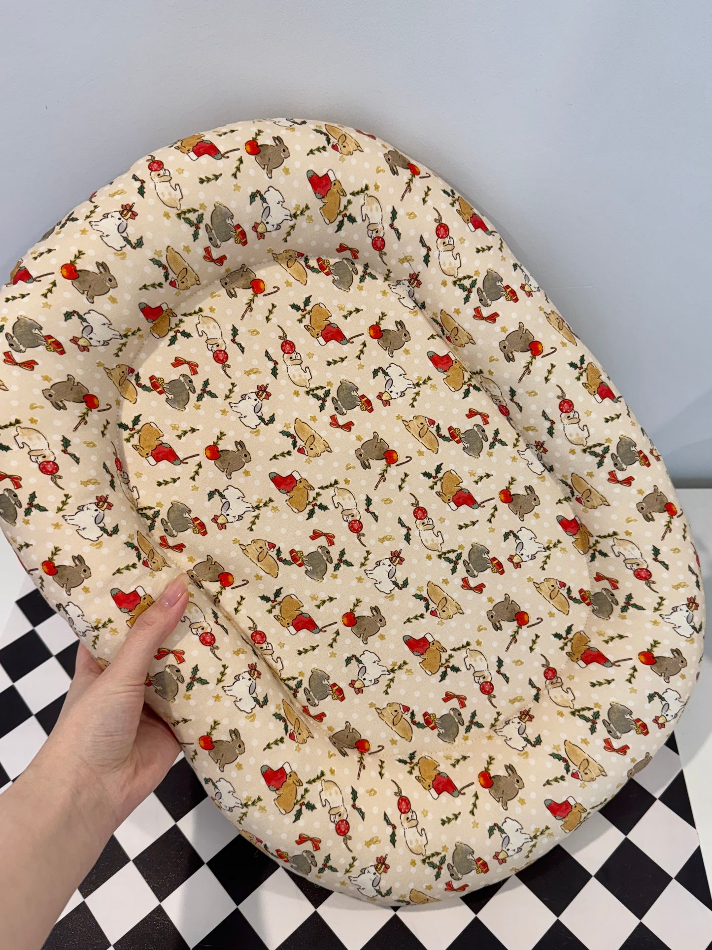 Christmas bunny Bed, Large
