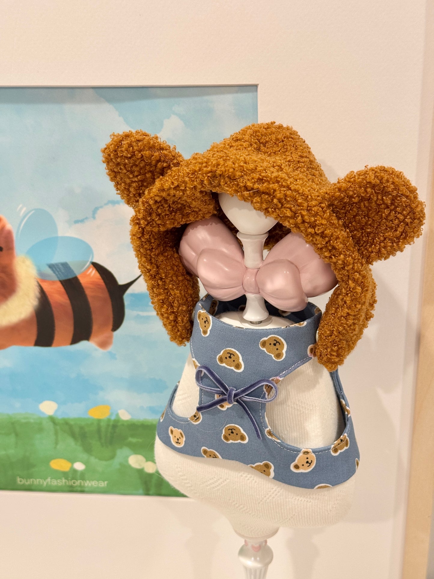 Pre-order. Pandiggie Beariggie Hoodie Harness