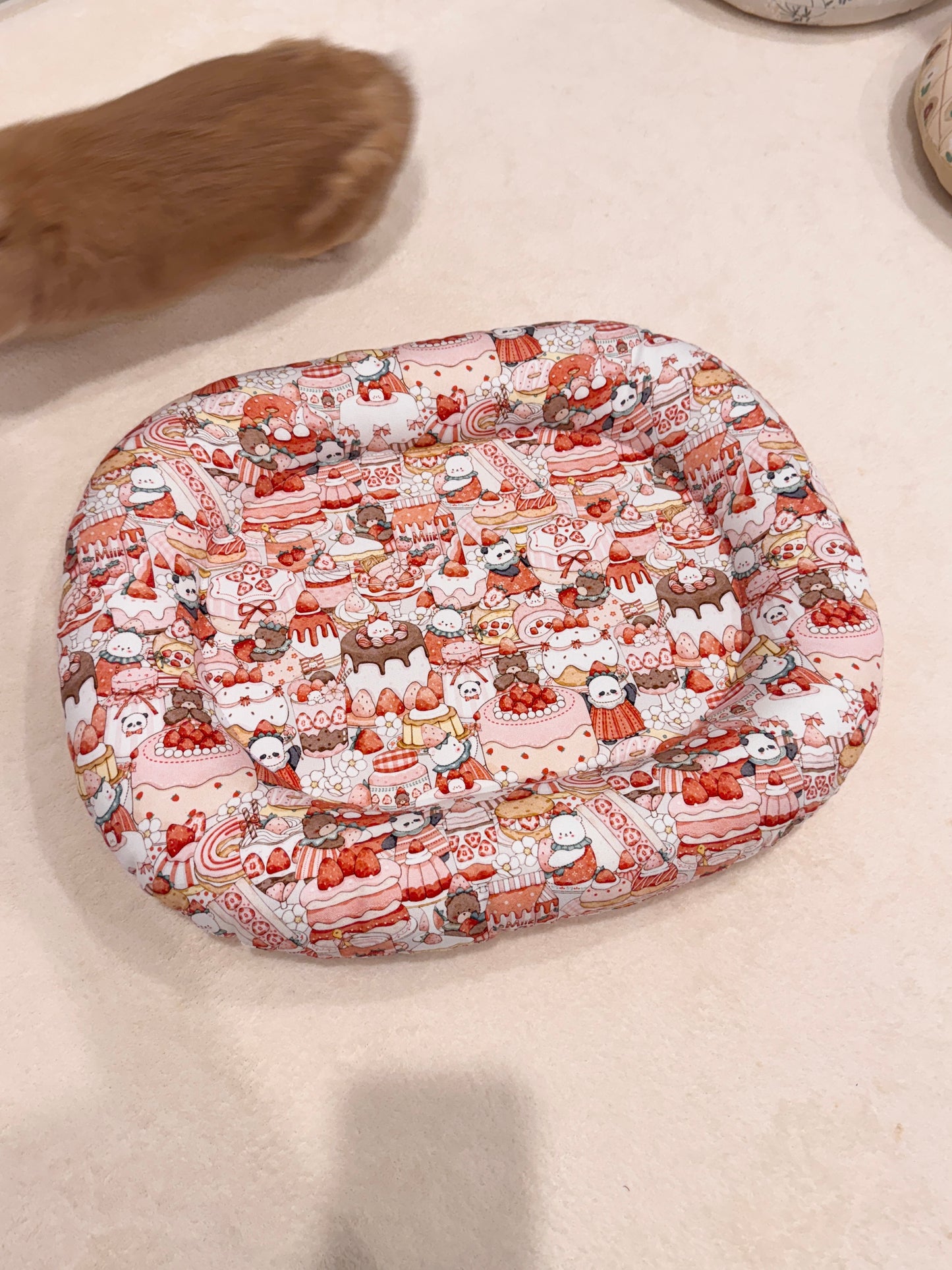 Panda Cake bunny Bed, Large