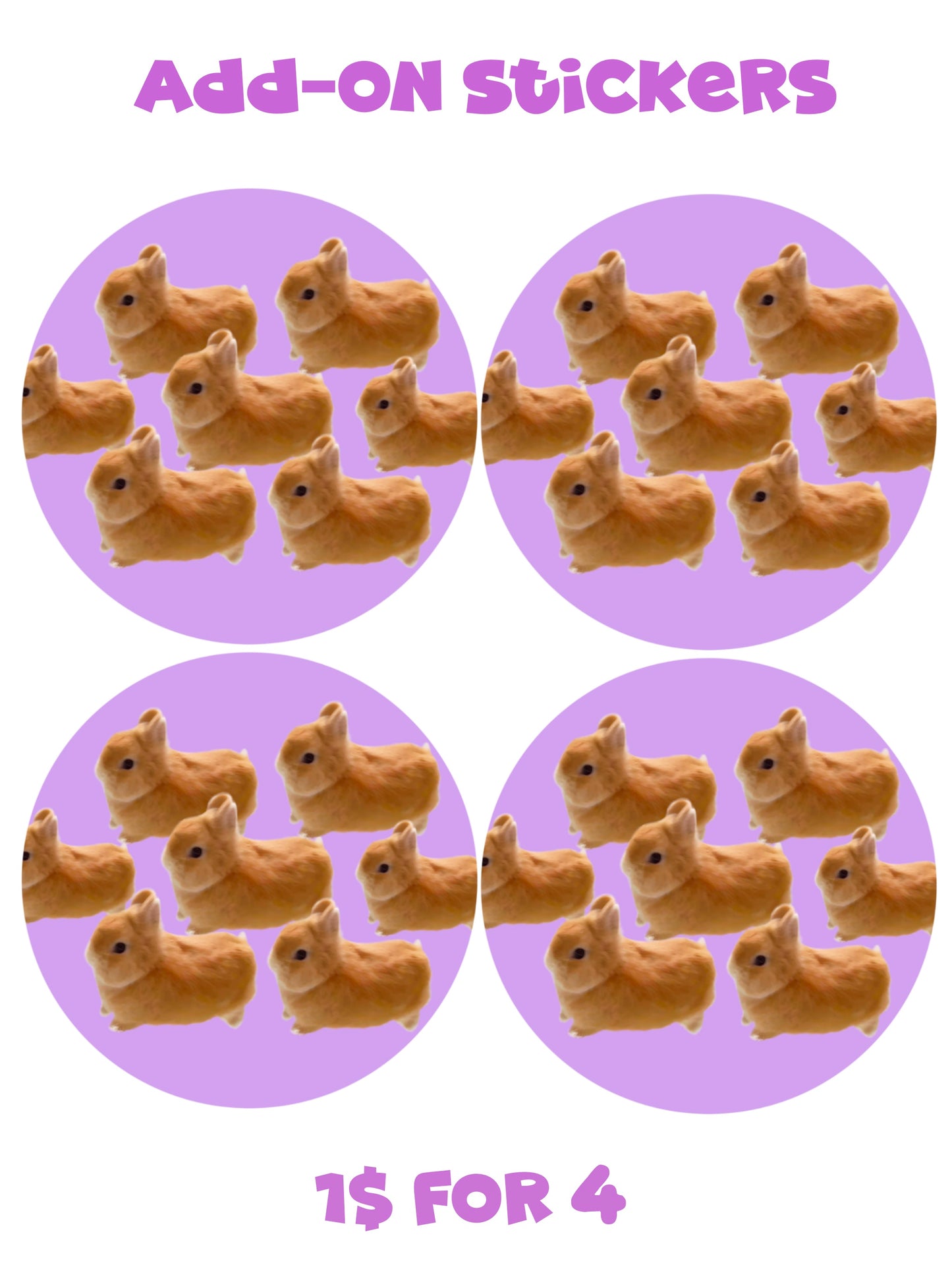 Eggie Troop 1$ for 4 stickers