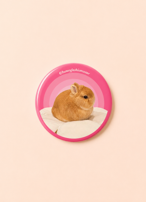 Eggie Circle Holographic Pin Badge