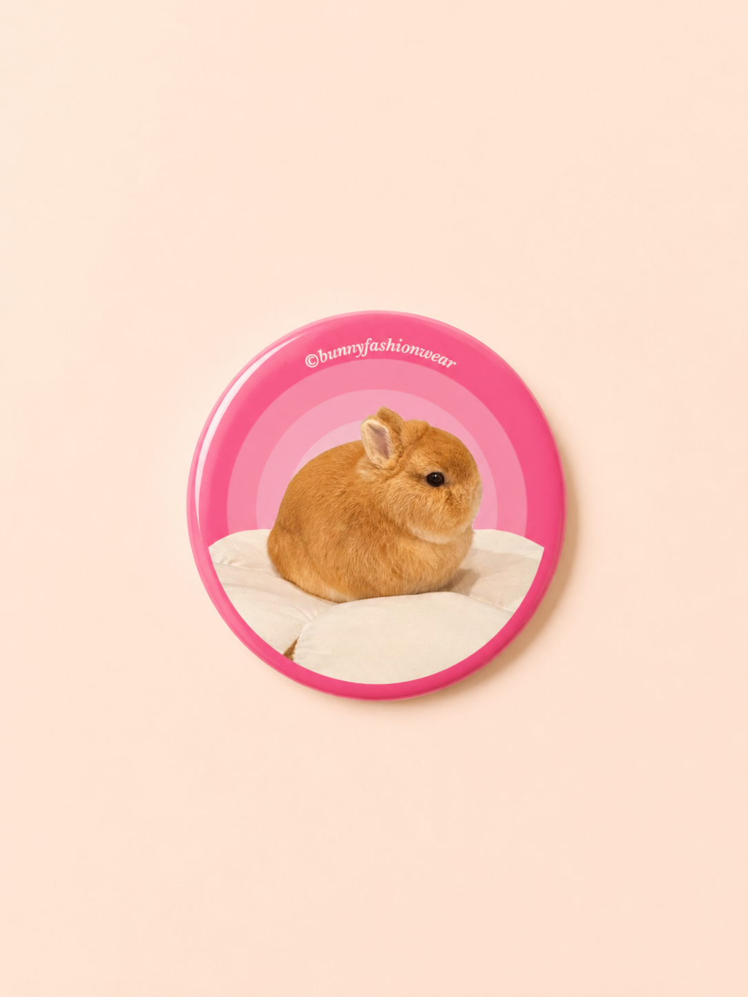 Eggie Circle Holographic Pin Badge