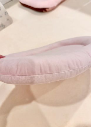 Dust Pink Velvet bunny Bed
