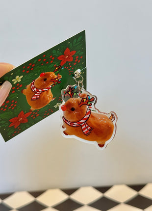 Reindiggie keychain