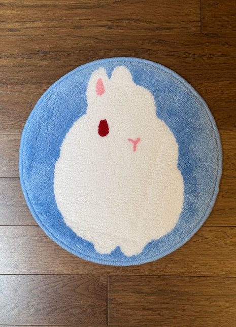 Bunny Tufting Round Ruggie