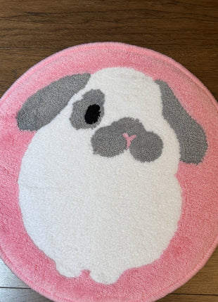 Bunny Tufting Round Ruggie