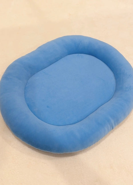Blue Velvet bunny bed, Large