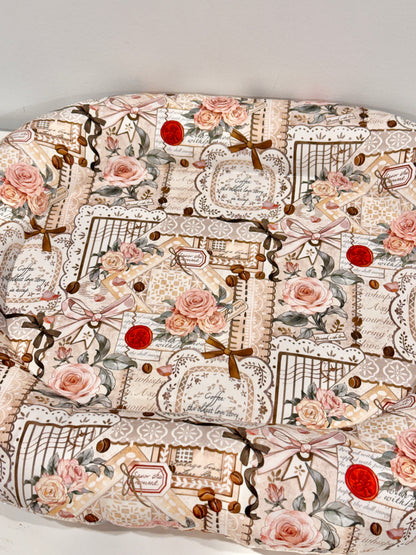 Rose handmade bunny bed, Large