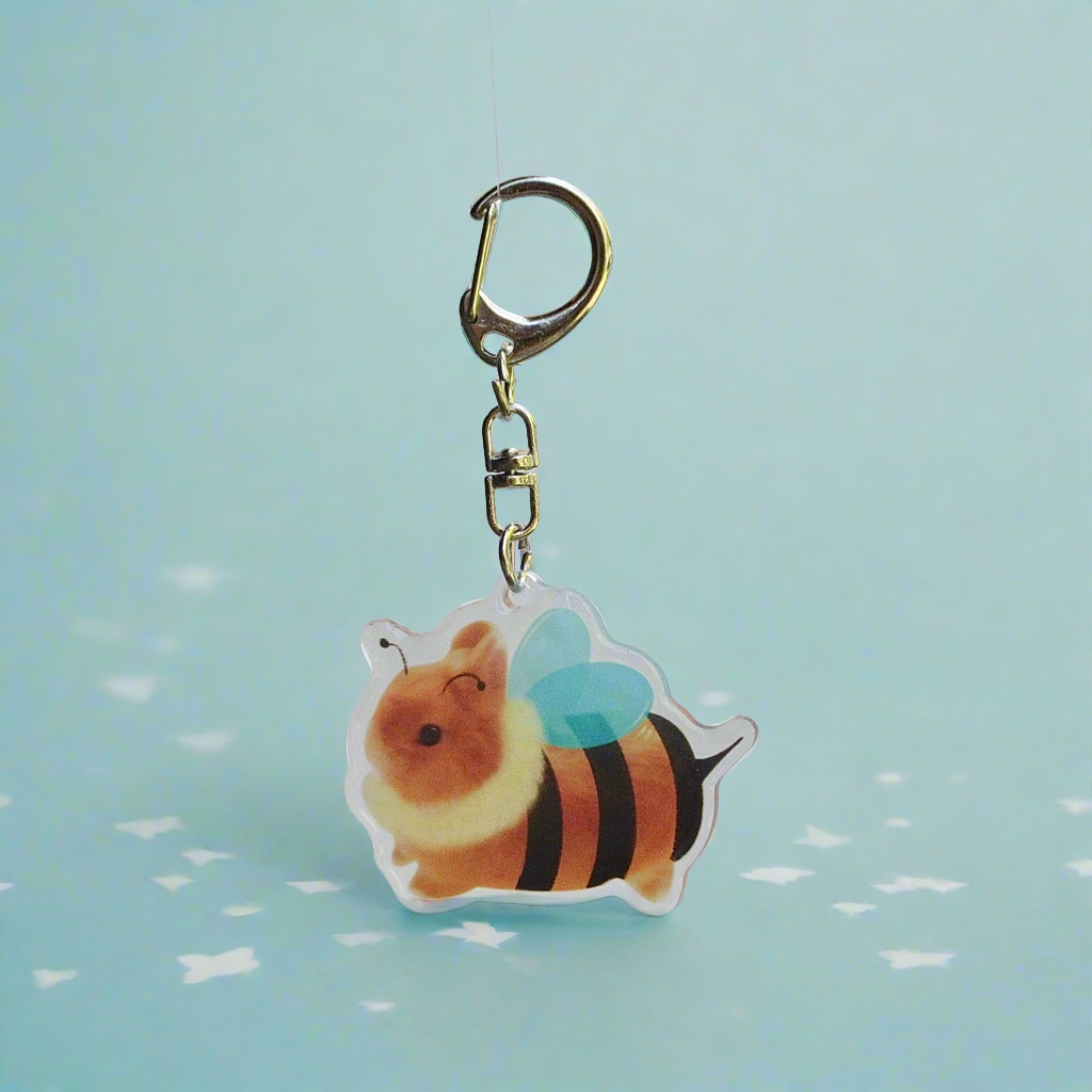 Babee Bumbleggie Acrylic Keychain 50x50mm🐝