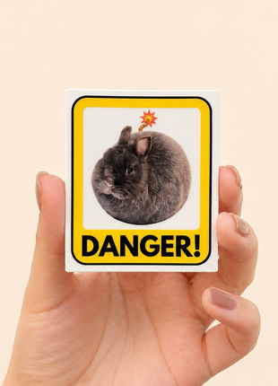 UV Transfer Bunny Sticker