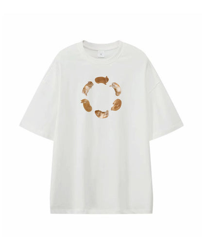 Eggroll Oversized T-Shirt White