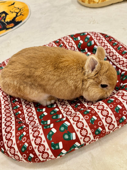 Christmas Red bunny Bed, Large