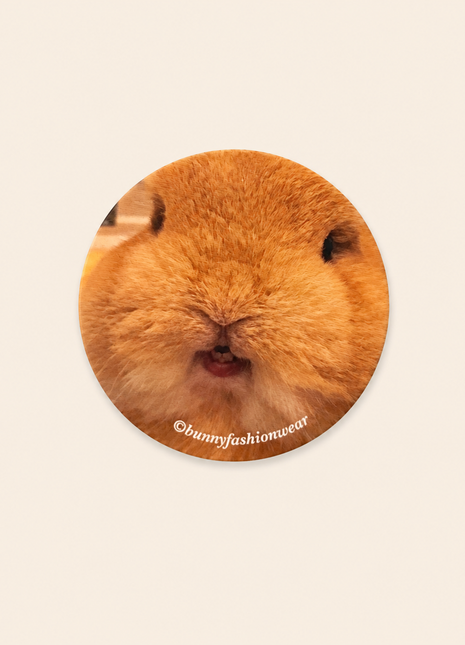 Eggie Smiling Pin back badge, Matte finish