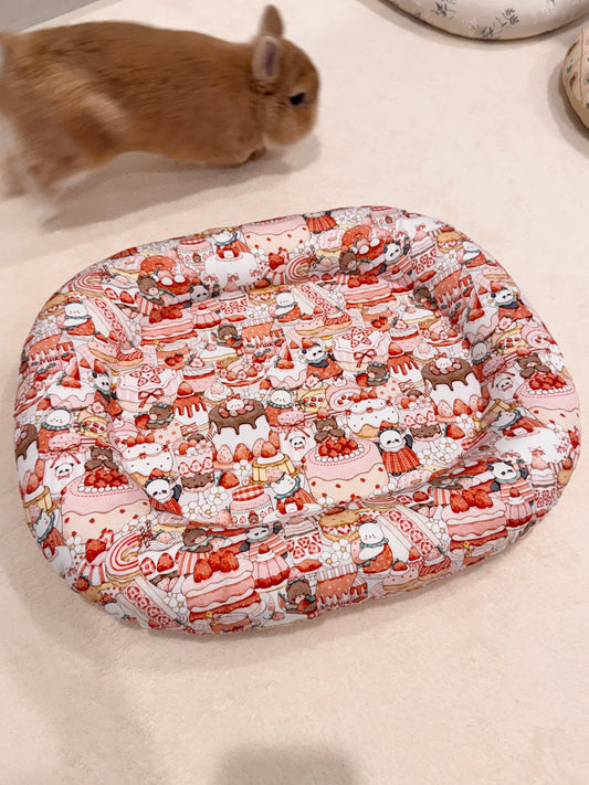 Panda Cake bunny Bed, Large