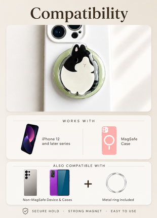 Bunny Magnetic Phone Grip