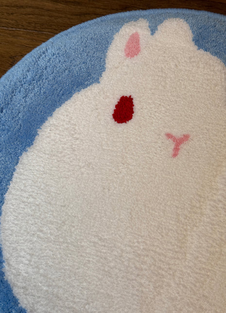Bunny Tufting Round Ruggie