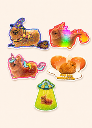 Bunny Vinyl Stickers Set