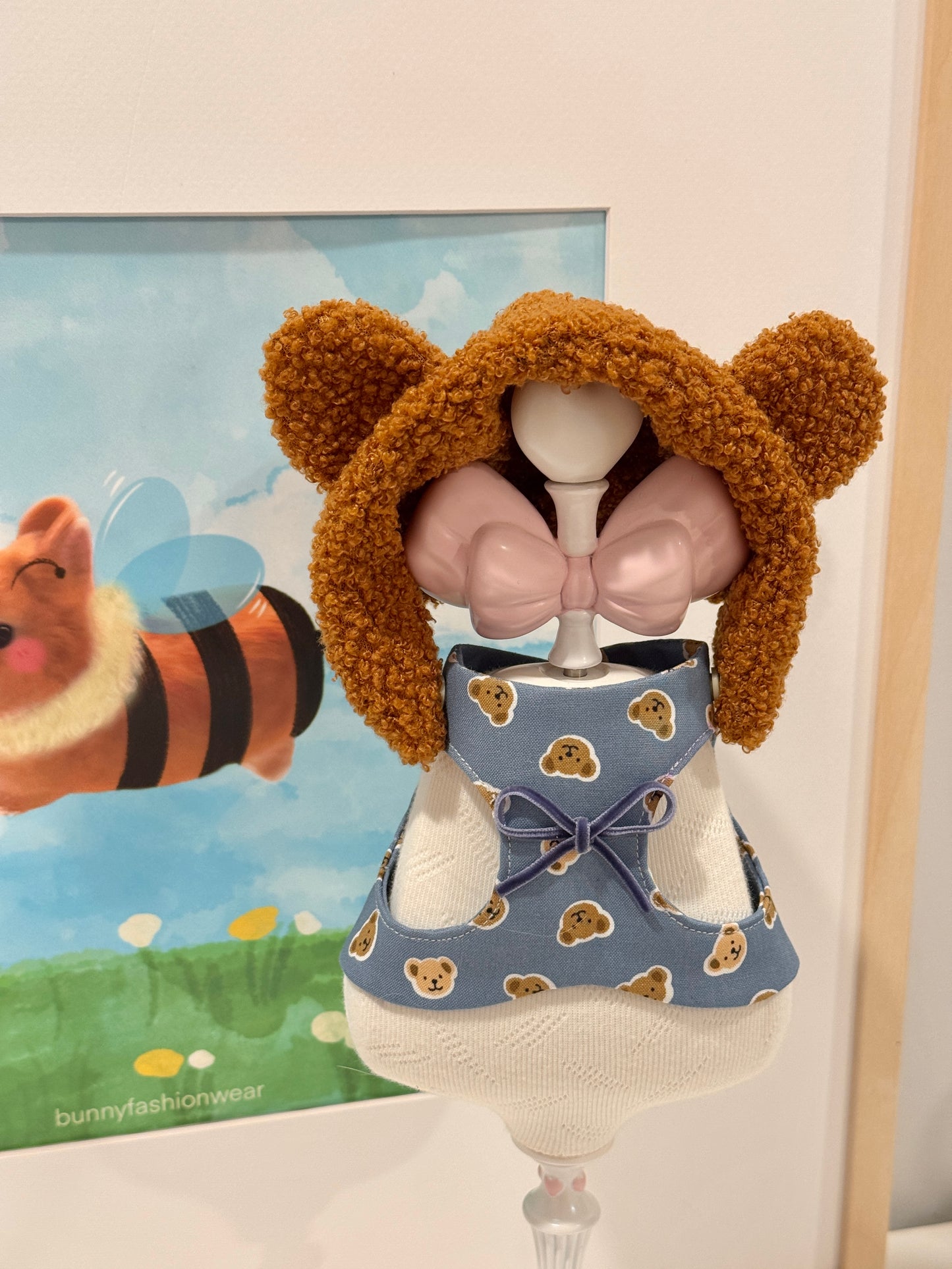 Pre-order. Pandiggie Beariggie Hoodie Harness