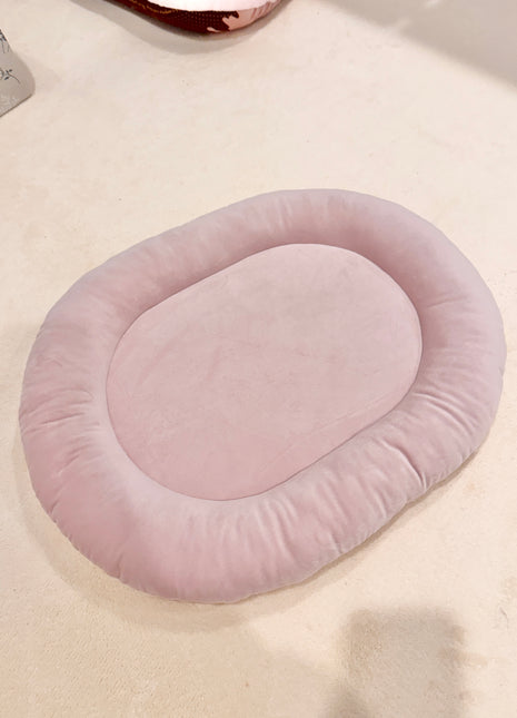 Dust Pink Velvet bunny Bed