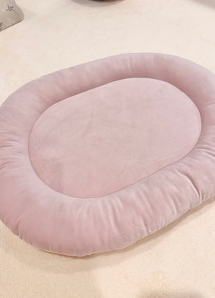 Dust Pink Velvet bunny Bed