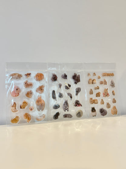 Set of 3 Gel Sticker Sheet