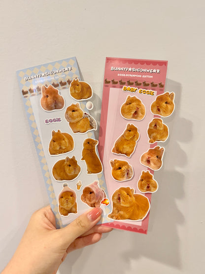 Set of 2 Screaming & Chilling Stickers Sheet