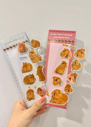 Set of 2 Screaming & Chilling Stickers Sheet