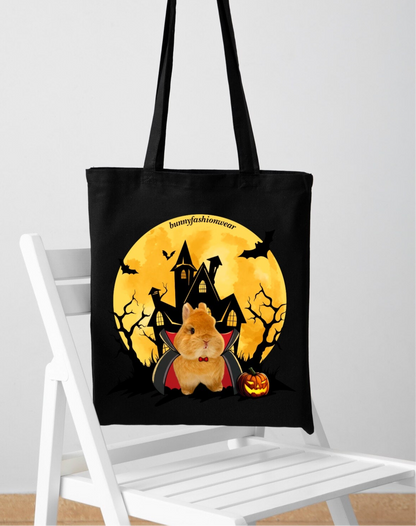 Eggiecula Halloween Limited Edition Black Canvas Bag 38x34cm