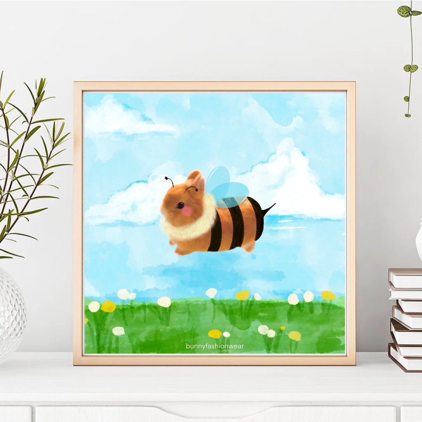 Babee Bumbleggie Poster 30x30cm. Frame is NOT included