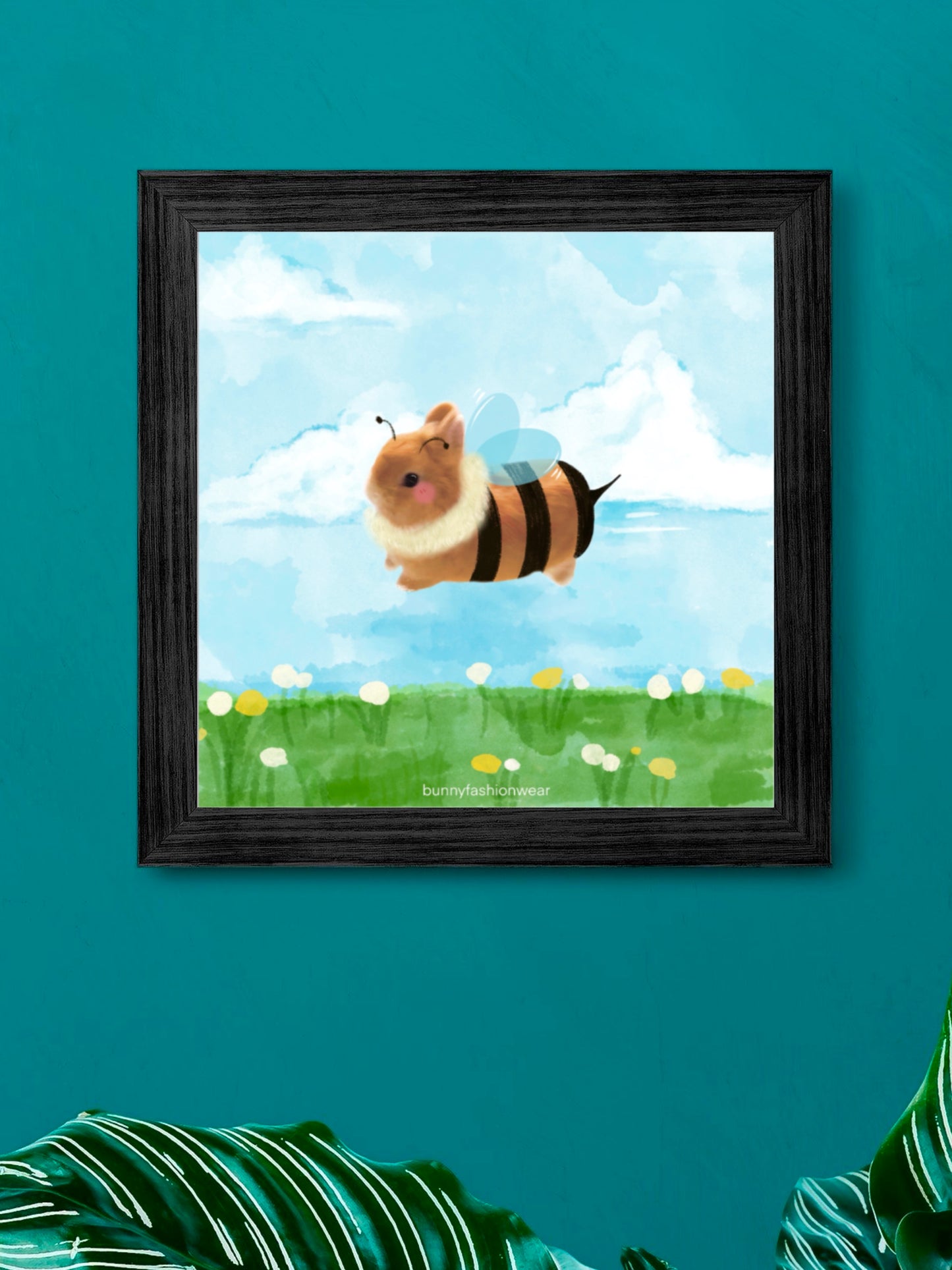 Babee Bumbleggie Poster 30x30cm. Frame is NOT included