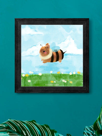 Babee Bumbleggie Poster 30x30cm. Frame is NOT included