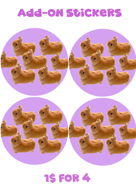 Eggie Troop 1$ for 4 stickers