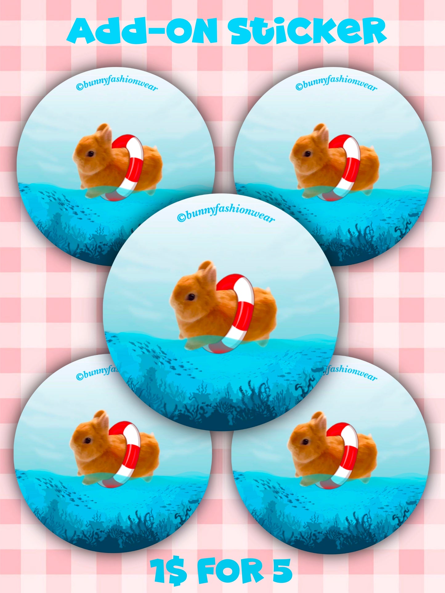 Eggie Swimming 1$ for 5 stickers