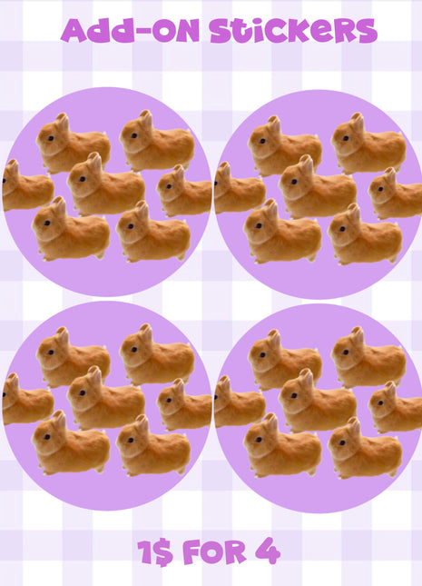 Eggie Troop 1$ for 4 stickers