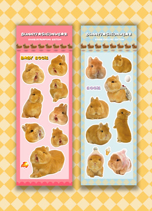 Set of 2 Screaming & Chilling Stickers Sheet