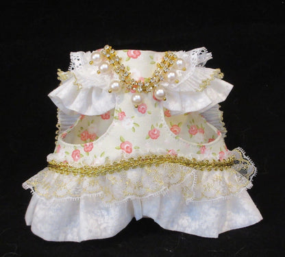 Pre-order. Mini Flower Lace Dress/ No D ring. 3D unadjustable