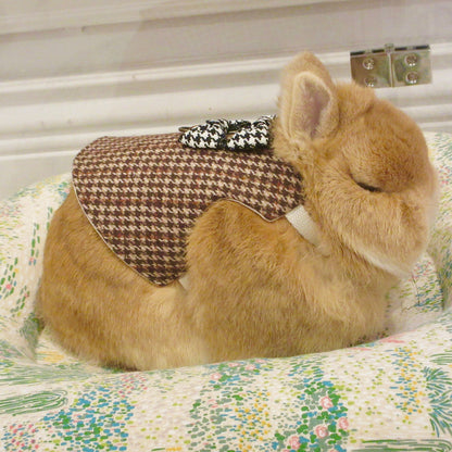 Winter Gentlemen Short Dress, Pet Bunny Dress/ adjustable Harness