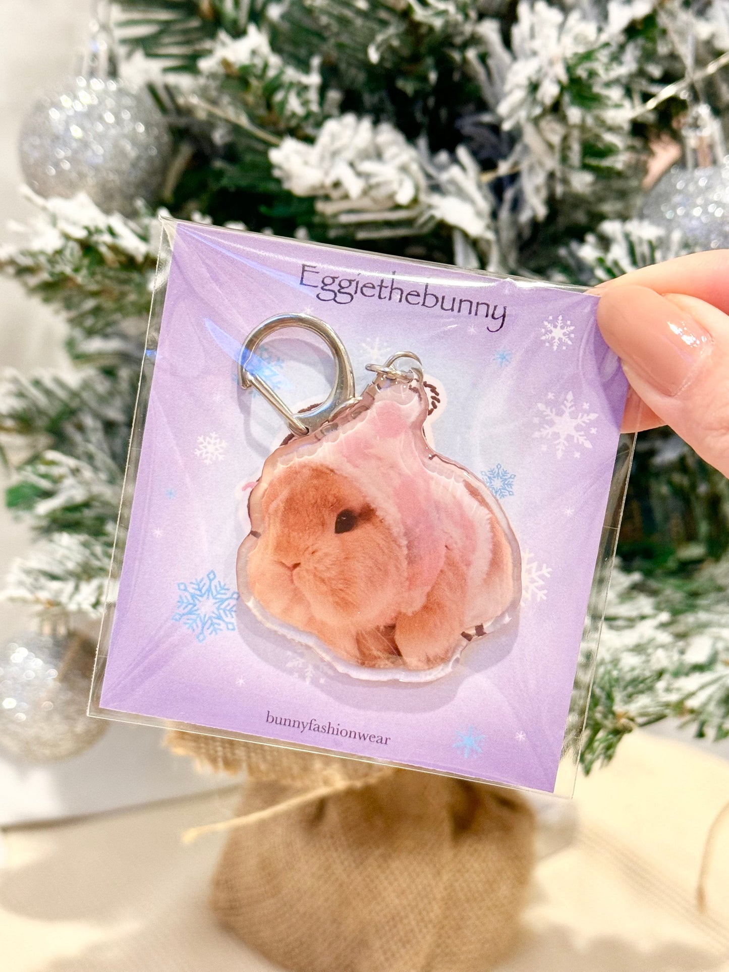 50x50mm Eggie Acrylic keychain