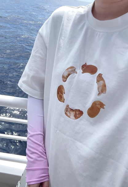 Eggroll Oversized T-Shirt White